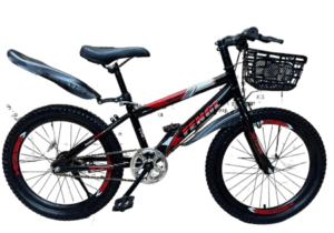 Bicicleta Niño Rodado 20 Negra y Roja